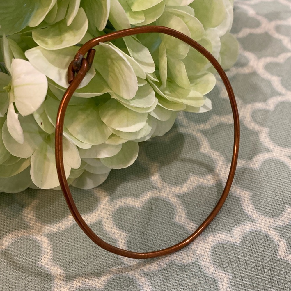Handmade Copper Wire Bangle Bracelet